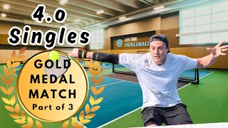 🥇GOLD MEDAL MATCH🥇 - Part3 - 4.0+ Men's Singles Pickleball Tournament at Lifetime Gaithersburg