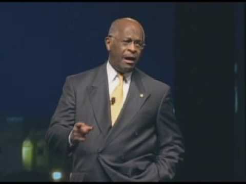 Herman Cain speaks at ALEC's 2009 Annual Meeting. ...