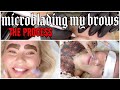 my microblading experience | semi-permanent makeup