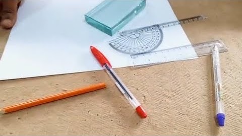 Physics Practical NECO 2024. Refraction of light through Rectangular glass prism.