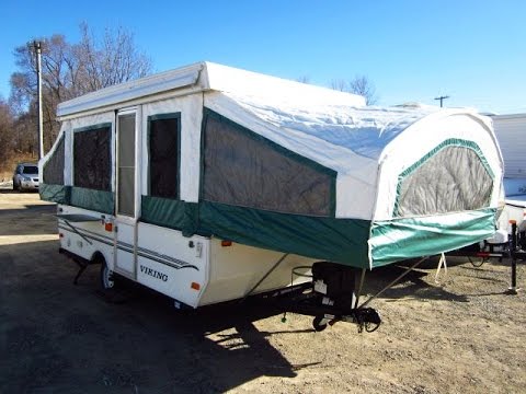 Haylettrv Com 2002 Viking Saga 2308 Used Popup Folding Tent Camper With Air Conditioning