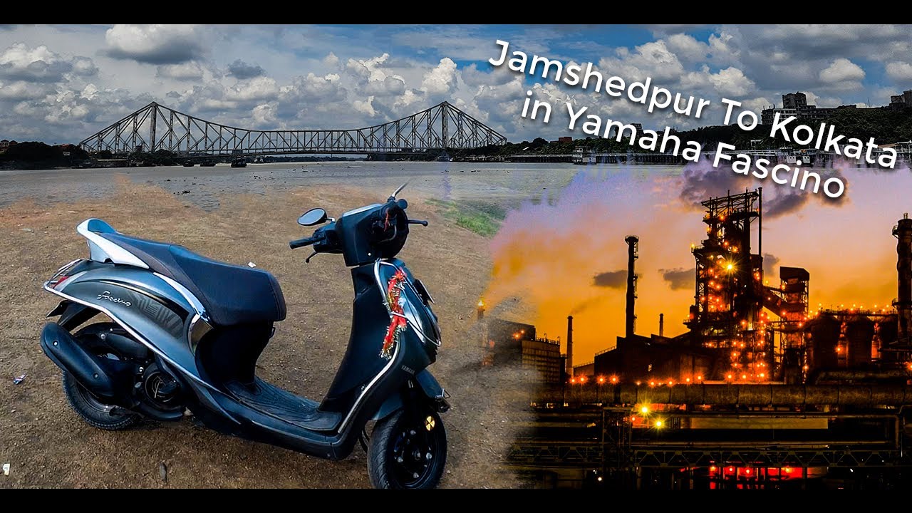 Vlog 8 Jamshedpur to Kolkata in Yamaha Fascino YouTube
