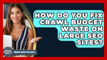 How Do You Fix Crawl Budget Waste On Large SEO Sites? - Modern Marketing Moves