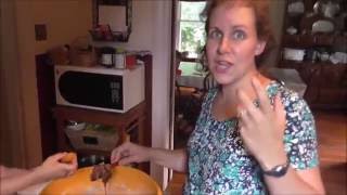 Vlog 7-23-16 Making Zucchini Bread in the Bread Machine
