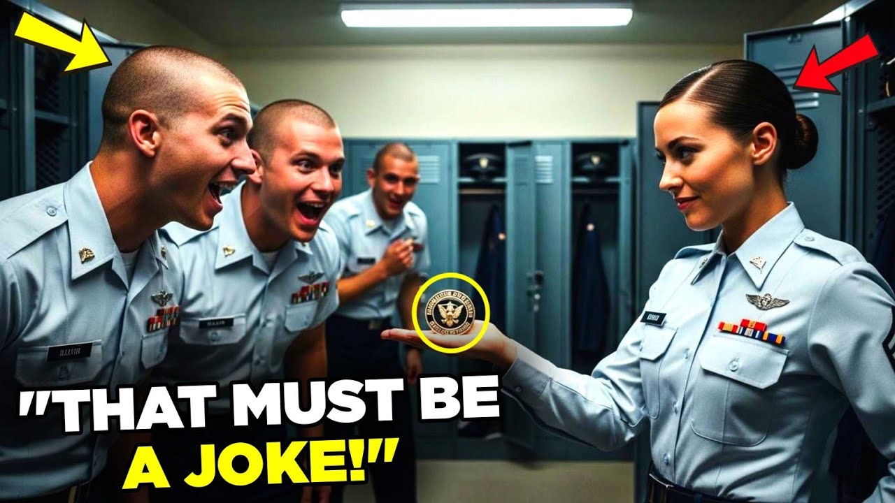 They Laughed in the Locker Room, Until She Walked In Wearing the Commander's Insignia