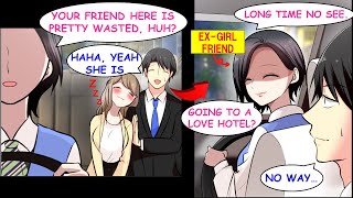 Gave My Drunk Junior a Ride Home, Only to Find Out The Taxi Driver was My Ex GF…[Manga Dub][RomCom]