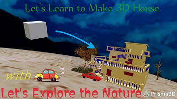 prisma 3d tutorial | prisma 3d house making