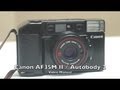 Canon AF35M II / Autobody 2 Video Manual