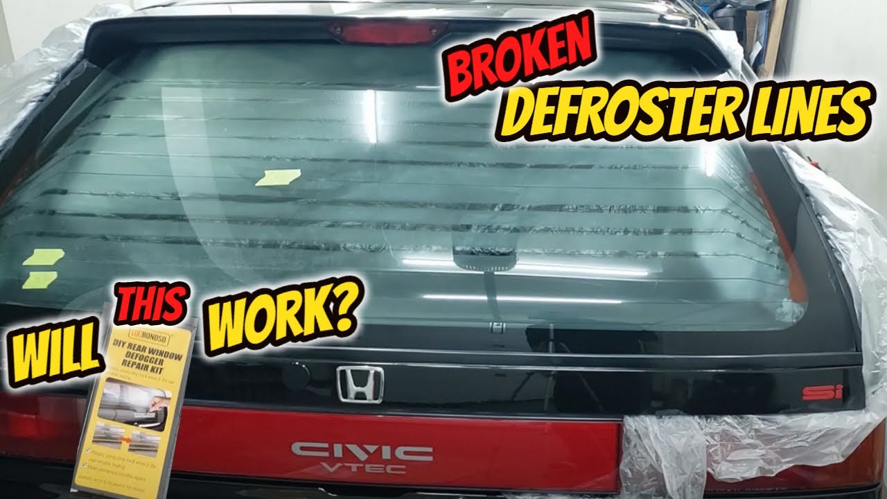 🔎How To Find & Repair BROKEN REAR DEFROSTER LINES!🔍 