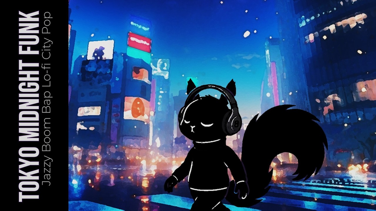 TOKYO MIDNIGHT FUNK | Jazzy Boom Bap Lo-fi City Pop | Relax