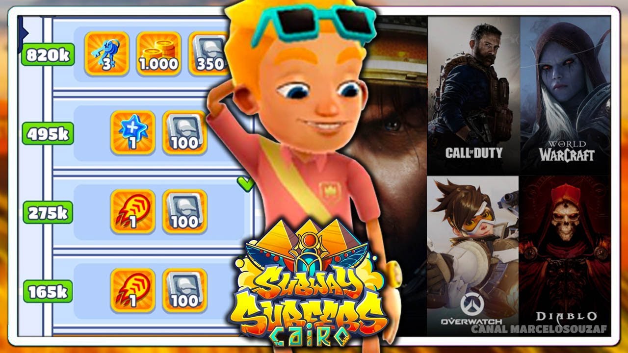 Subway Surfers Cairo 2022, Jogos da Actvision agora do Xbox