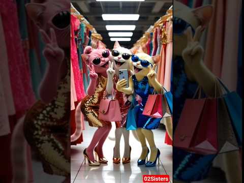 তিন বান্ধবীর শপিংয়ে যাচ্ছে 🤭🤠#shorts #cat