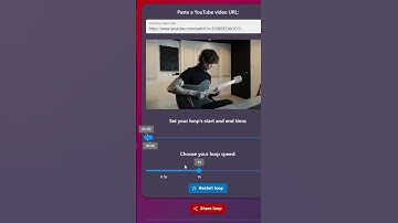 How to loop a section of a YouTube video #shorts