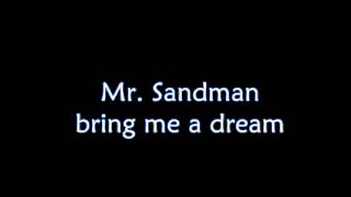 Video thumbnail of "Dickie Valentine - Mr Sandman (karaoke-male)"