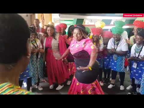 Zanu Pf Cllr Sandra Ndebele Vs Cabinet Ministers On The Dance Floor Zitf2024Foryou Trending