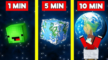 PLANET EARTH BUILD BATTLE CHALLENGE In Minecraft - NOOB VS PRO - Maizen Mizen Mazien Parody