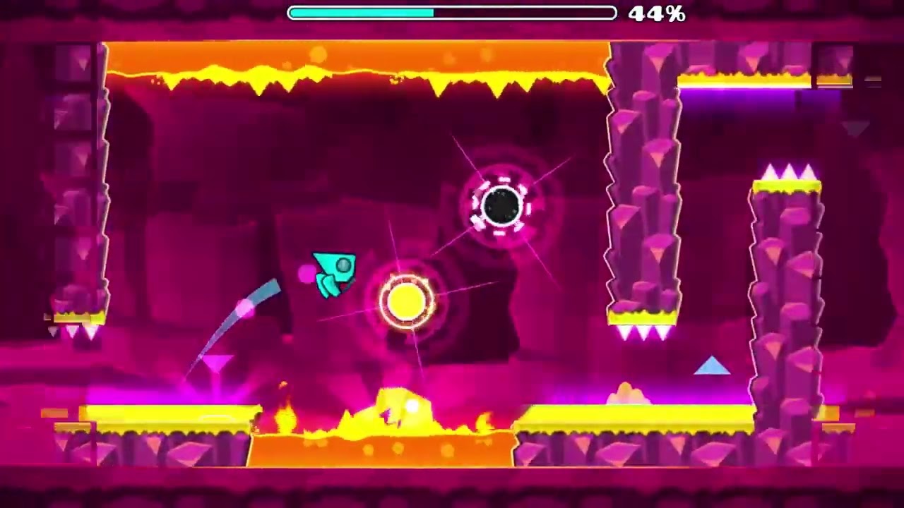 Geometry Dash – “Fingerdash” 100 Complete All Coins