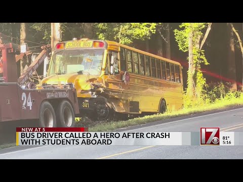 Union Pines High School bus praised for actions after crash Union Pines High School bus praised for actions after crash