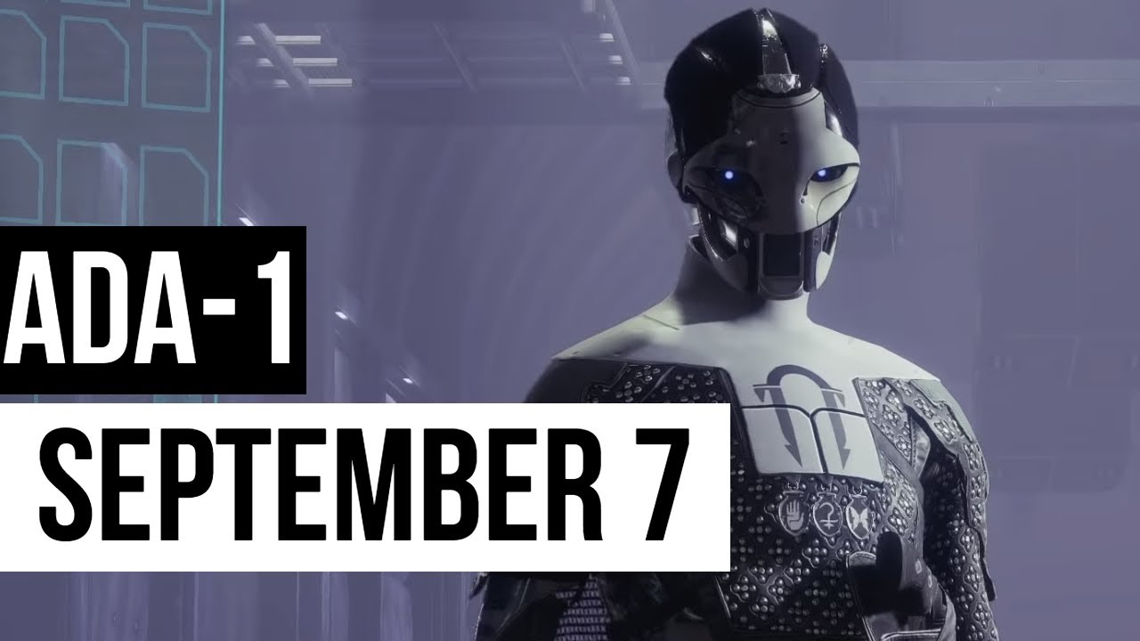 Destiny 2 Today | ADA-1 Mods (September 7, 2022) A MUST GET MOD