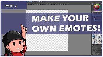 How To Make You Own EMOTES For TWITCH -  Part 2 (Tracing, Coloring, and Shading)