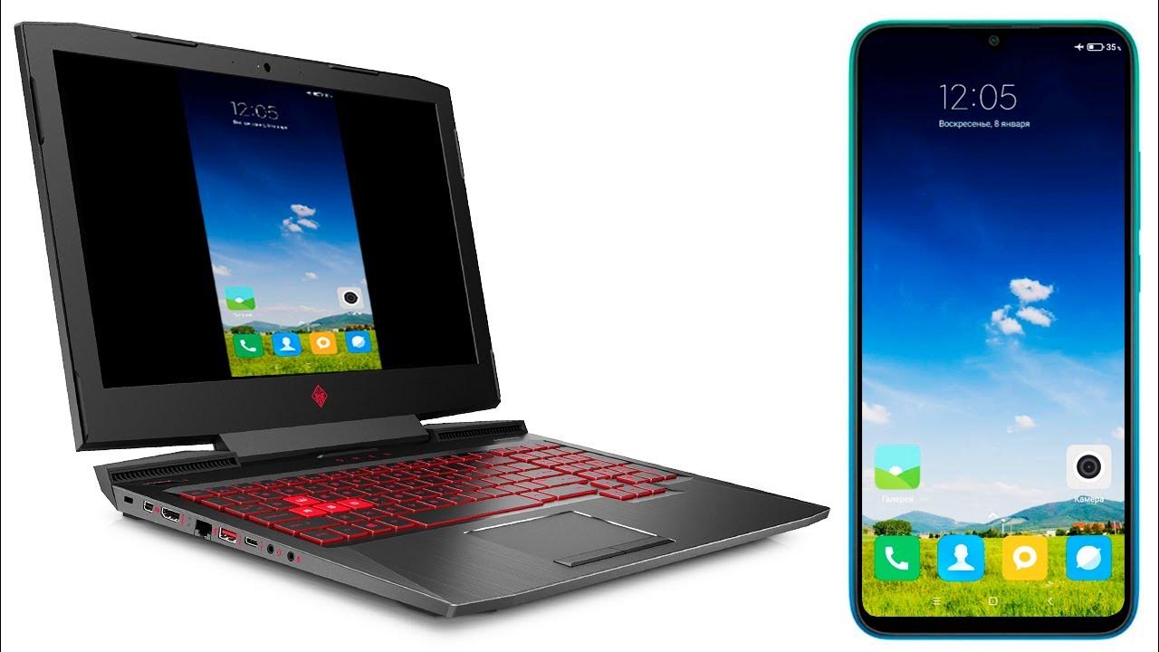 Как показать экран телефона на ноутбуке по Wi-Fi Windows 10.Трансляция ...