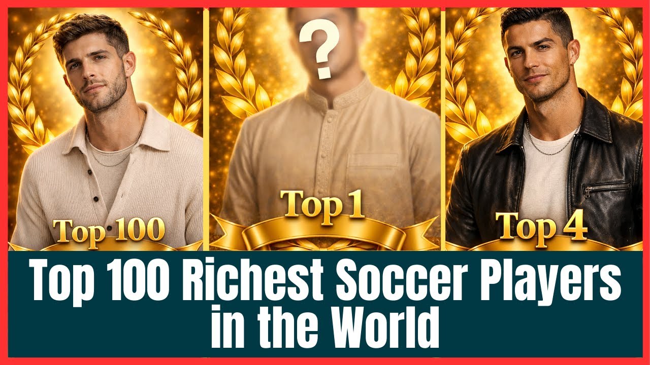 Top 100 Soccer Players with Massive Net Worth