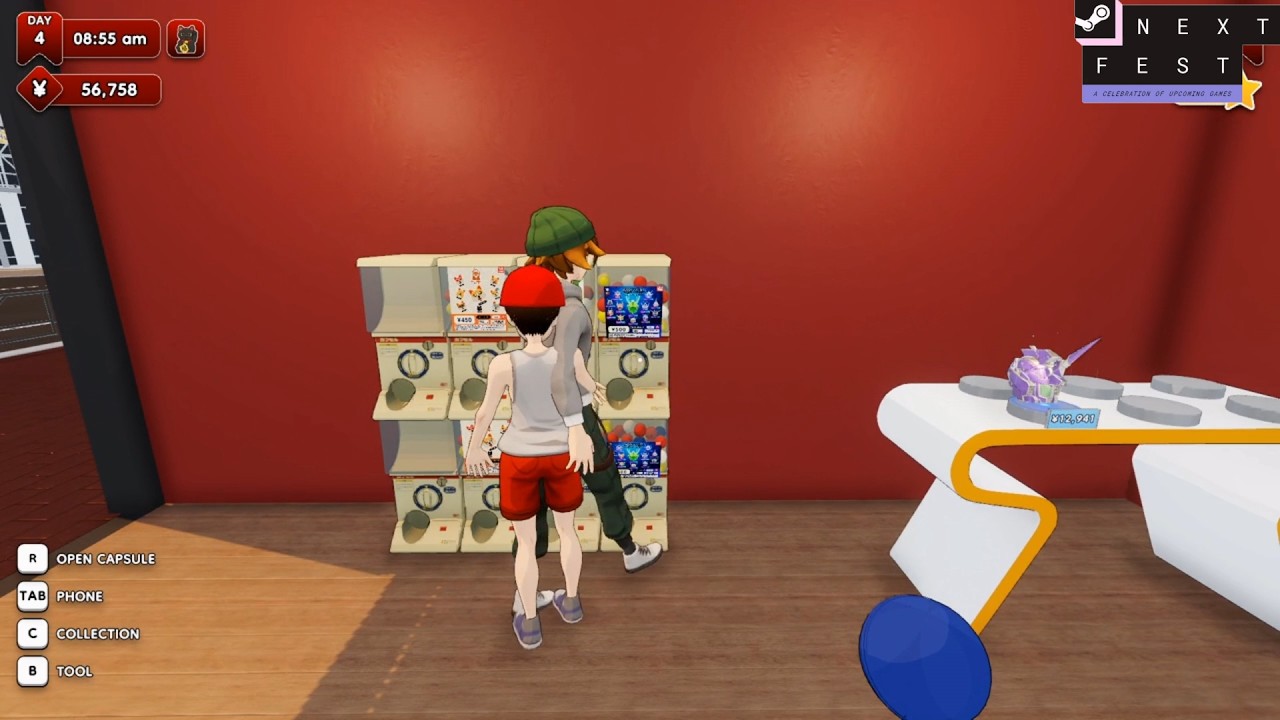 Gacha Capsule Shop Simulator Demo First Look Gameplay