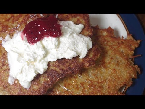 How To Make Kartoffelpuffer (German Potato Pancakes) - Recipe