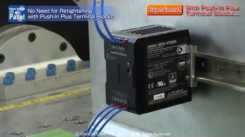 Push-In Plus Terminal - Vibration resistance