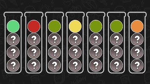 Ball Sort Puzzle Level 107 Solution