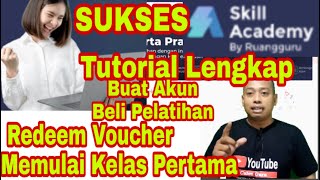 Mengikuti pelatihan prakerja di skill ...