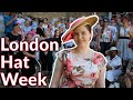 Millinery vlog   london hat week 2022  millinery hat making