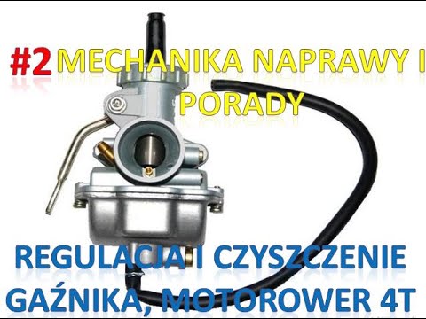 2 Mechanika Naprawy Rady. Regulacja Oraz Czyszczenie Gaźnika 4T Motorower Romet Ogar 202 - Youtube