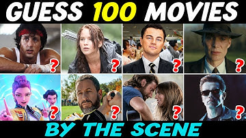 Guess the Movie by the Scene 🎬 | 100 Movie Challenge 🍿