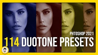 114 Duotone, Tritone, Quadtone Presets in Photoshop 2021 | Tutorials by Nitin