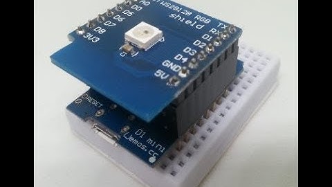 RGB Shield am Wemos D1 mini