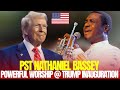 Moment Nathaniel Bassey Ministered powerfully at Donald trump's Inauguration 🇺🇸