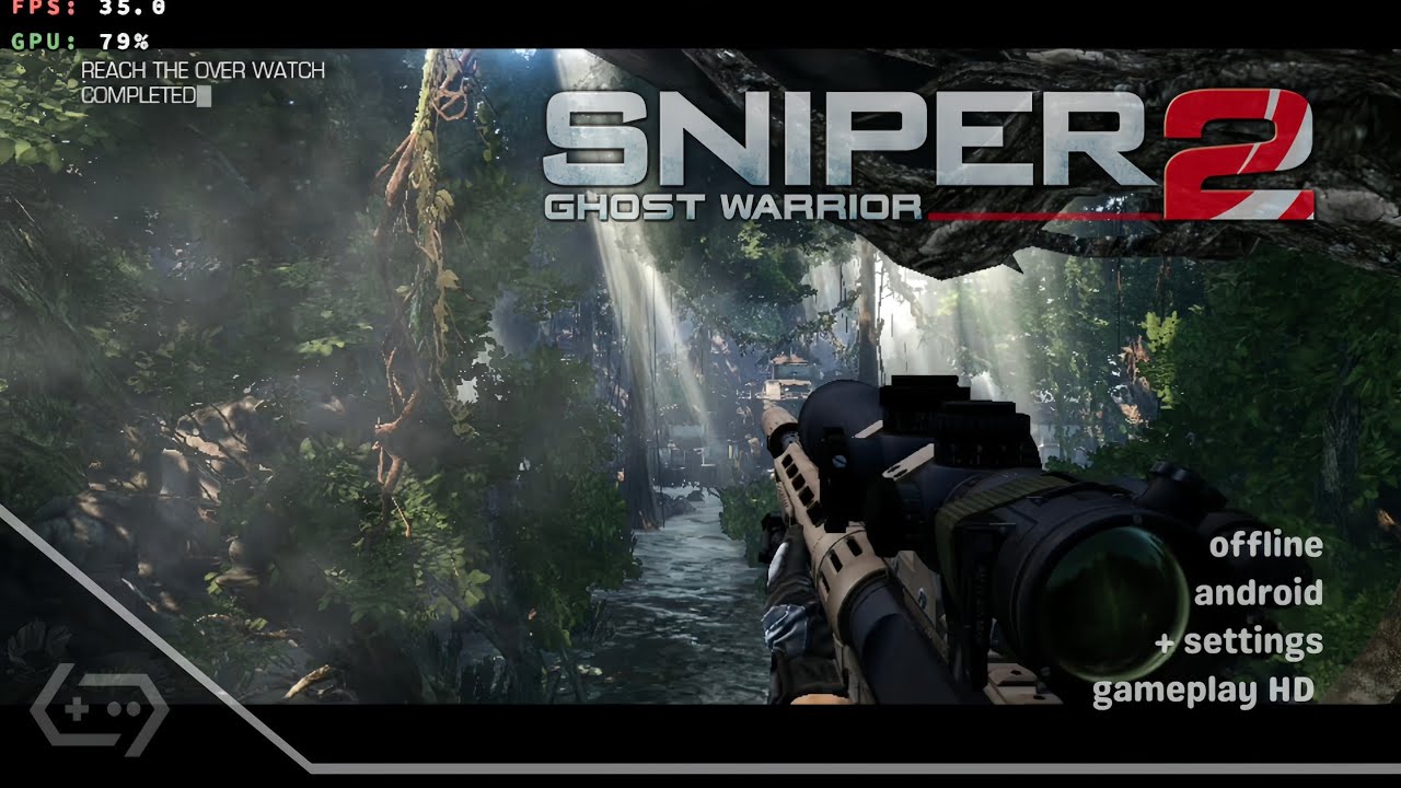 🔥 Sniper Ghost Warrior 2 On Android || อีมู PC GameHub Tutorial + Gameplay บนมือถือ🔥