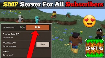 Crafting and building SMP server