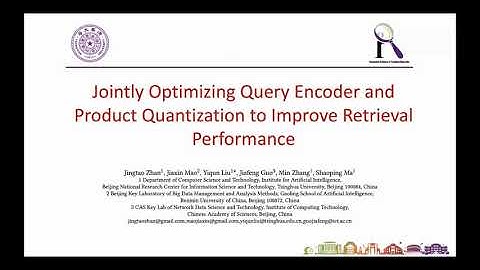 CIKM21- Jointly Optimizing Query Encoder and Product Quantization to Improve Retrieval Performance