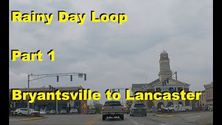Driving Kentucky - Rainy Day Loop Part 1 - Bryantsville to Lancaster (ASMR)