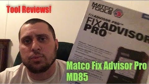 Matco Fix Advisor Pro MD85