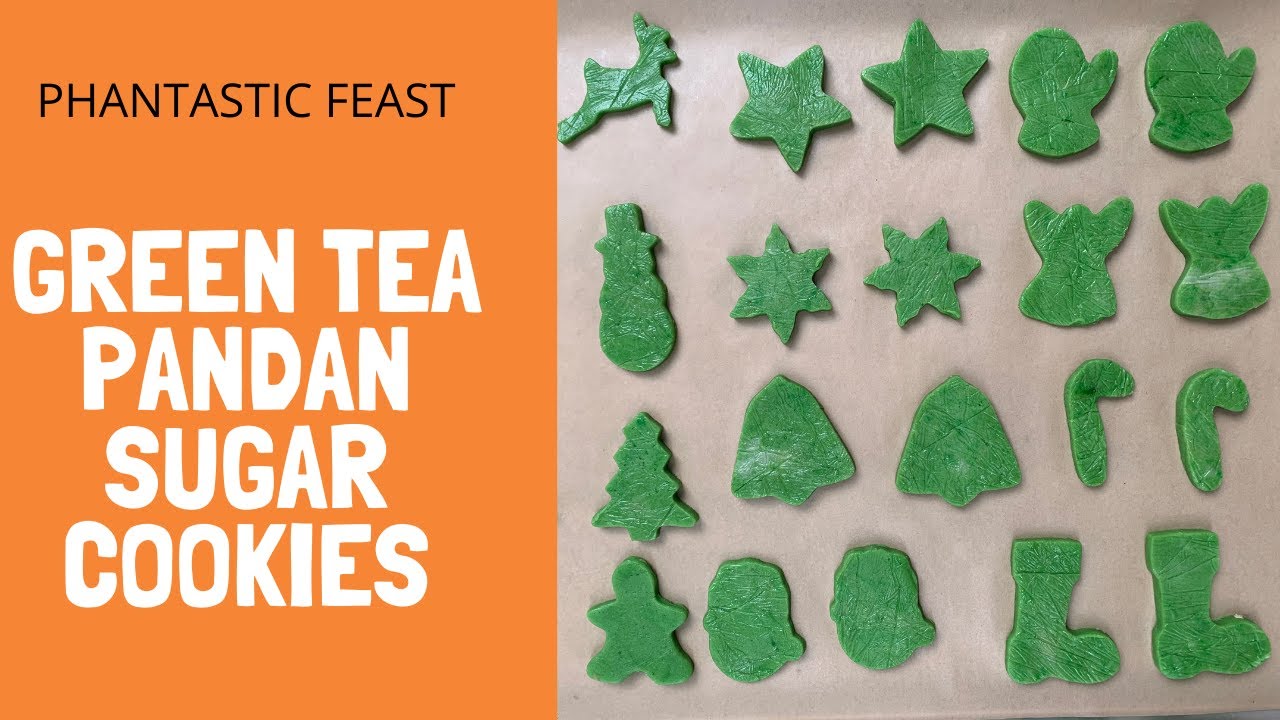 How to make Green Tea Pandan Sugar Cookies PHANTASTIC FEAST YouTube