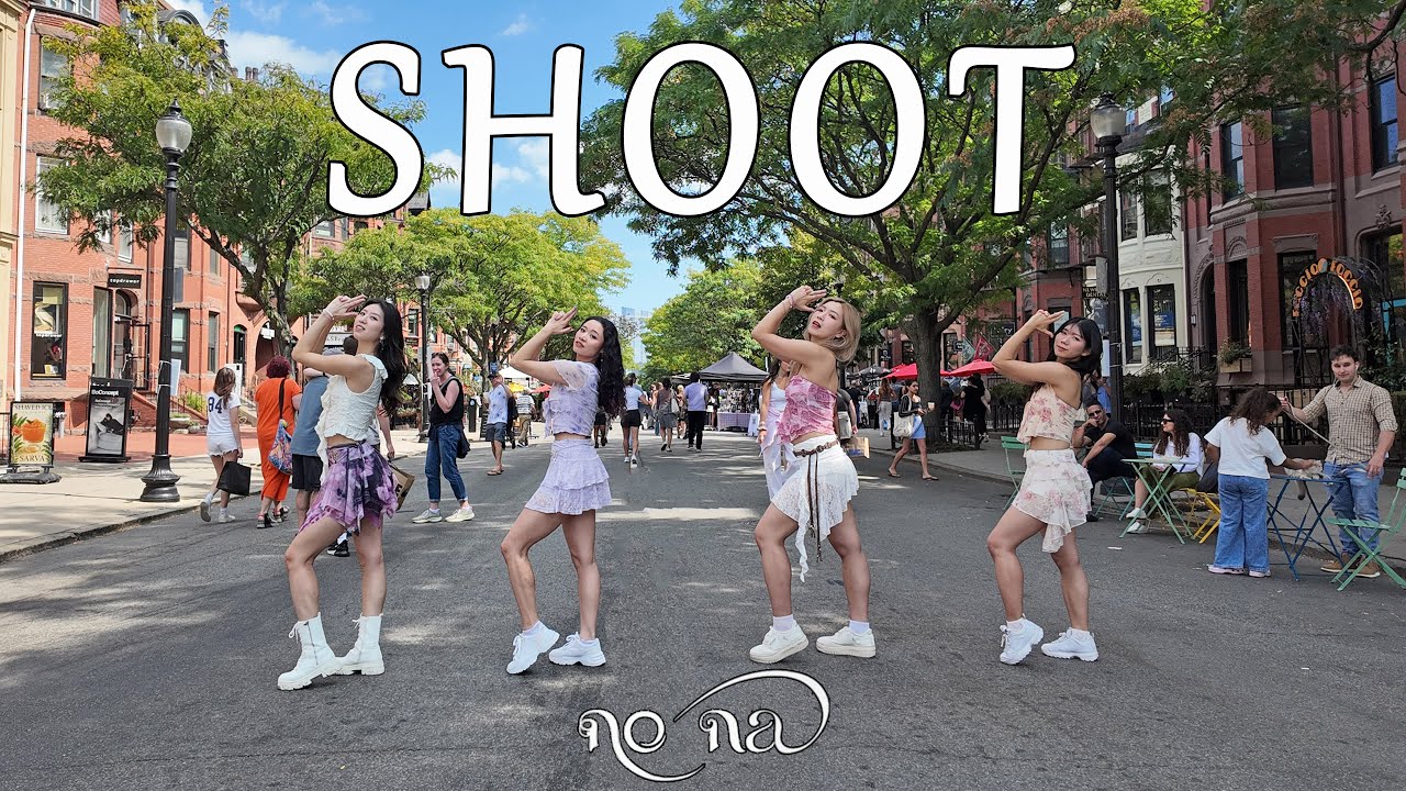 [DANCE IN PUBLIC - ONE TAKE] no na - 'shoot' | Full Dance Cover by HUSH BOSTON