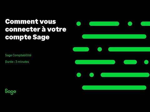 Sage Comptabilité - Comment vous connecter à votre compte Sage (Canada)