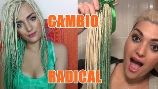 CAMBIO RADICAL | COLOCAR RASTAS de ALICE DREADS | PELO CORTO Y RAPADO |Synthetic Dreads