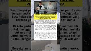 Alihalih Resepsi Mewah Pasangan Ini Pilih Berbagi Kisah Fethullah Dan Esra