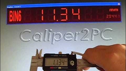 Caliper with 4 buttons Digital Read Out BIN6