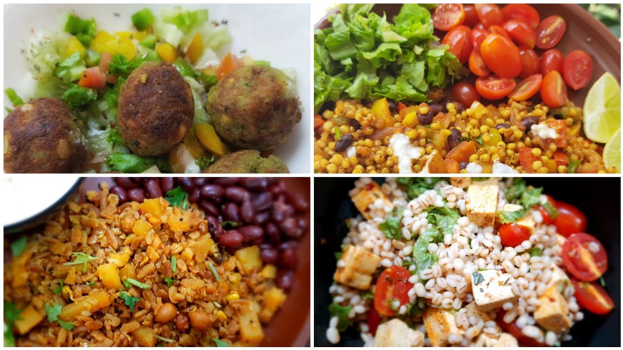 4 Healthy Weight loss Recipes Lunch and Dinner Recipes for quick