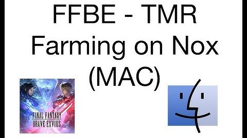 FFBE - How to TM Macro on Nox (MAC)